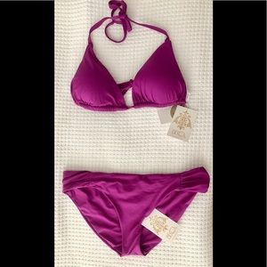 NWT. BECCA two pc. Size D top and Medium bottoms.